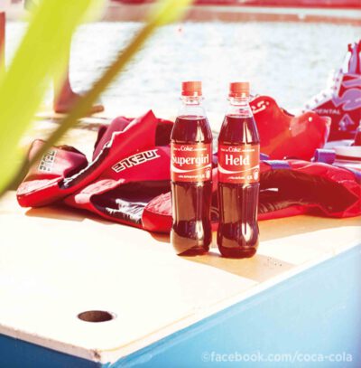 4Business Magazin-Entwurf Social Media Coca Cola