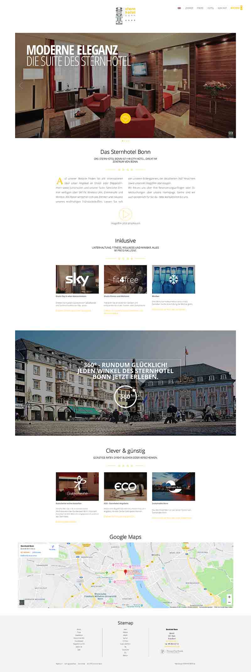 Webentwicklung für Hotels